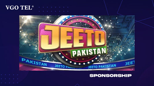VGO TEL LIGHTS UP ARY’S JEETO PAKISTAN AS OFFICIAL SPONSOR