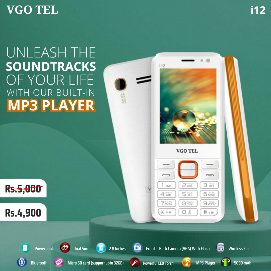 VGO TEL i12 PRICE INCREASE IN PAKISTAN – NEW UPDATED PRICE 2026