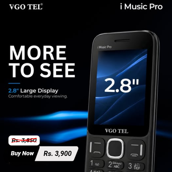 VGO TEL I MUSIC PRO PRICE INCREASE IN PAKISTAN – UPDATED PRICE 2026