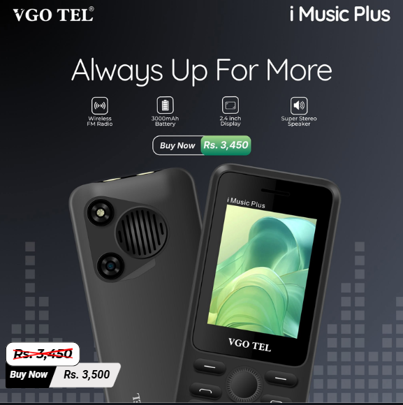 VGO TEL I MUSIC PLUS PRICE INCREASE IN PAKISTAN – UPDATED PRICE 2026