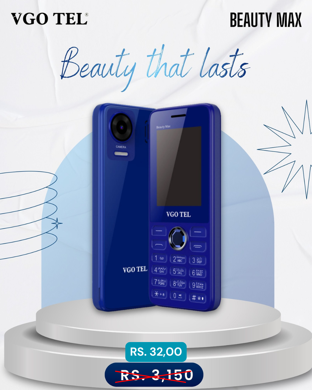 VGO TEL ANNOUNCES UPDATED PRICING FOR VGO TEL BEAUTY MAX IN PAKISTAN
