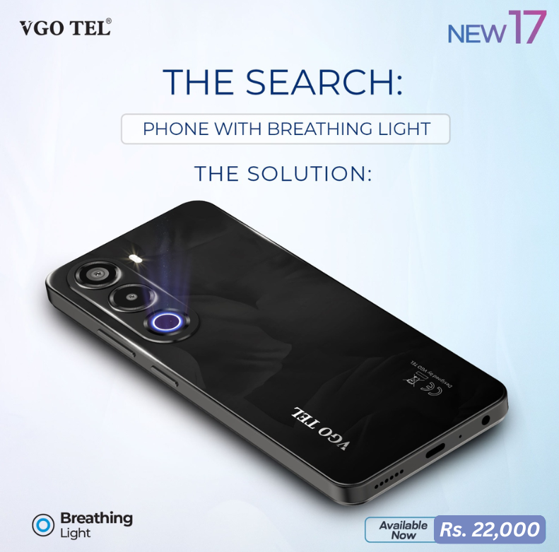 VGO TEL ANNOUNCES UPDATED PRICING FOR VGO TEL NEW 17 IN PAKISTAN