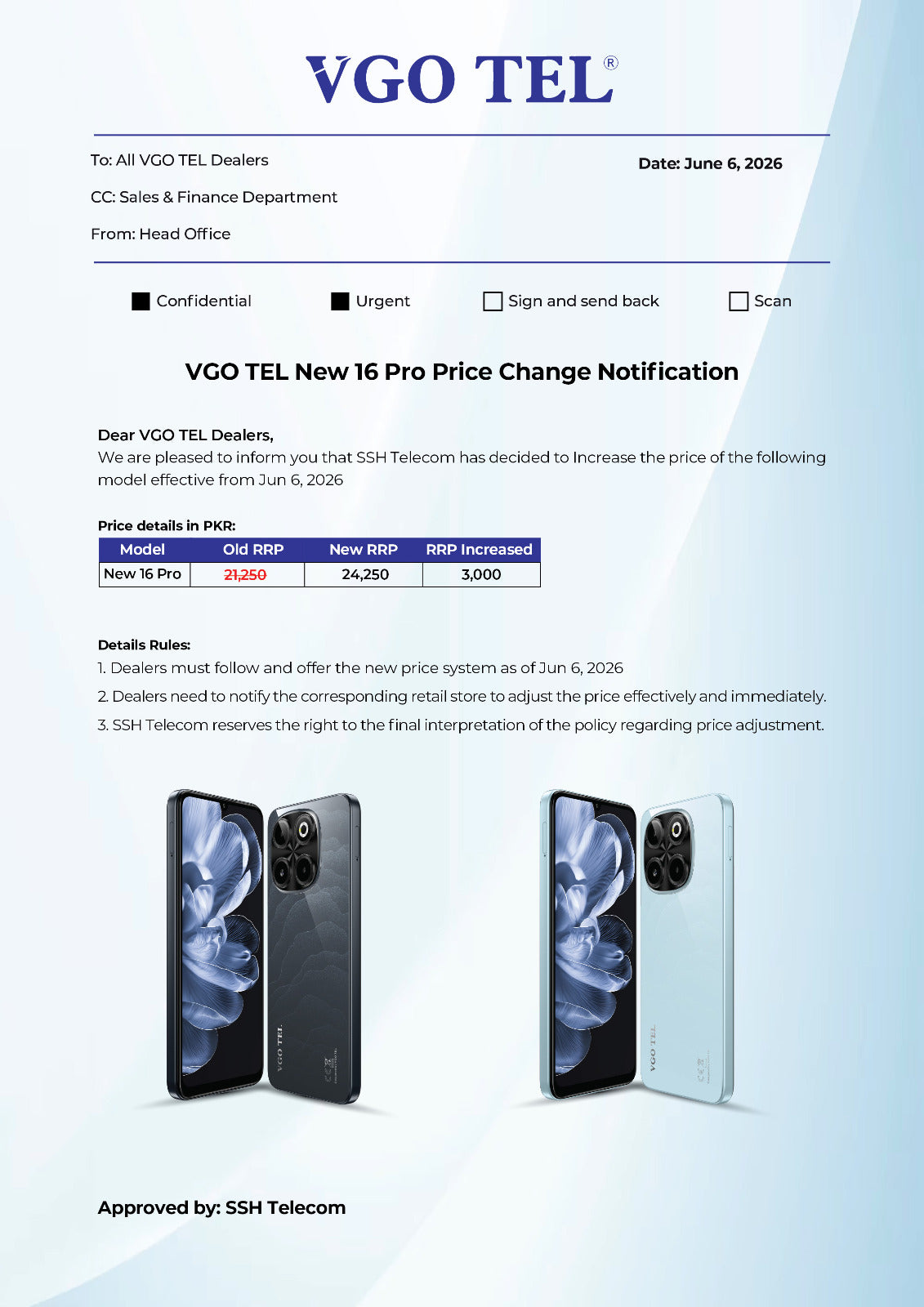 VGO TEL NEW 16 PRO UPDATED PRICE ANNOUNCED – NOW PKR 24,250