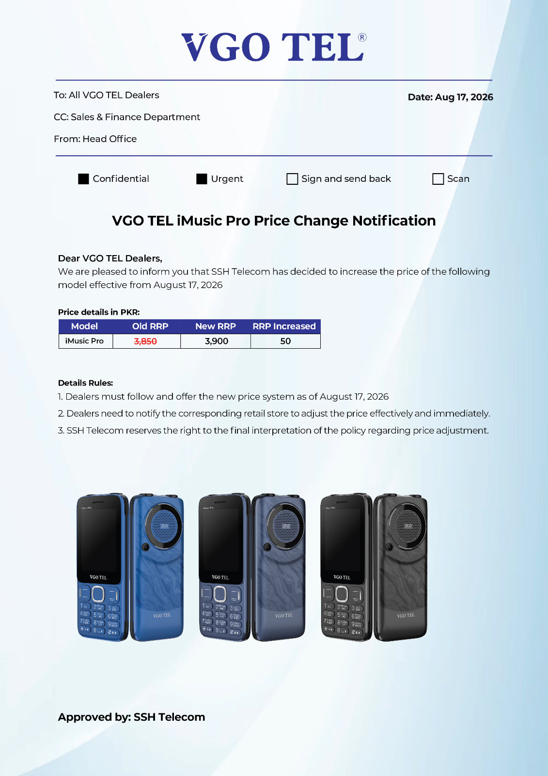 VGO TEL I MUSIC PRO PRICE INCREASE IN PAKISTAN – UPDATED PRICE 2026