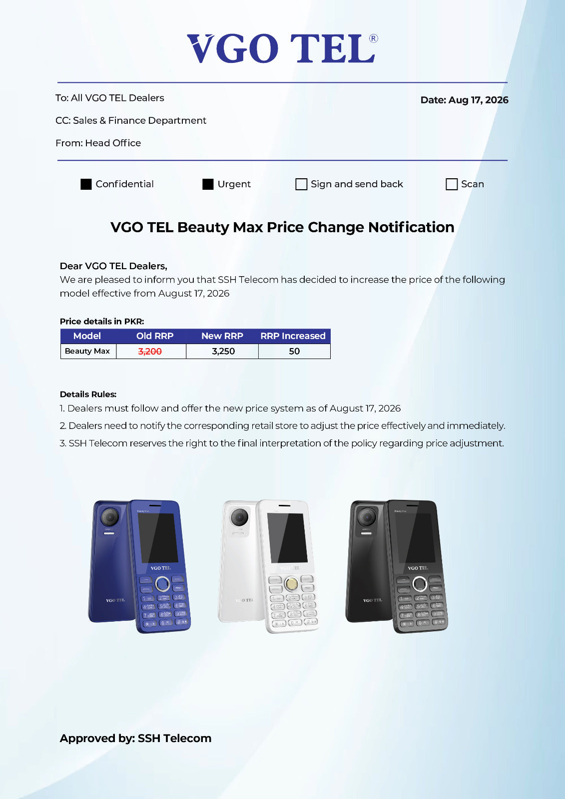VGO TEL BEAUTY MAX PRICE INCREASE IN PAKISTAN – UPDATED PRICE 2026