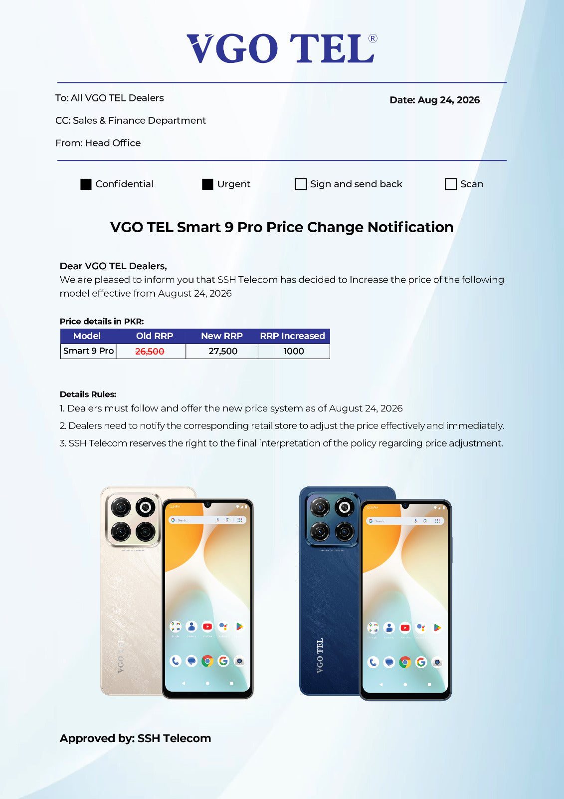 VGO TEL SMART 9 PRO GETS A PRICE UPDATE – NEW PRICE IN PAKISTAN