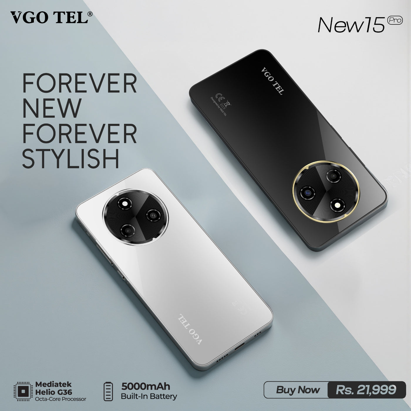 VGO TEL ANNOUNCES UPDATED PRICING FOR VGO TEL NEW 15 PRO IN PAKISTAN