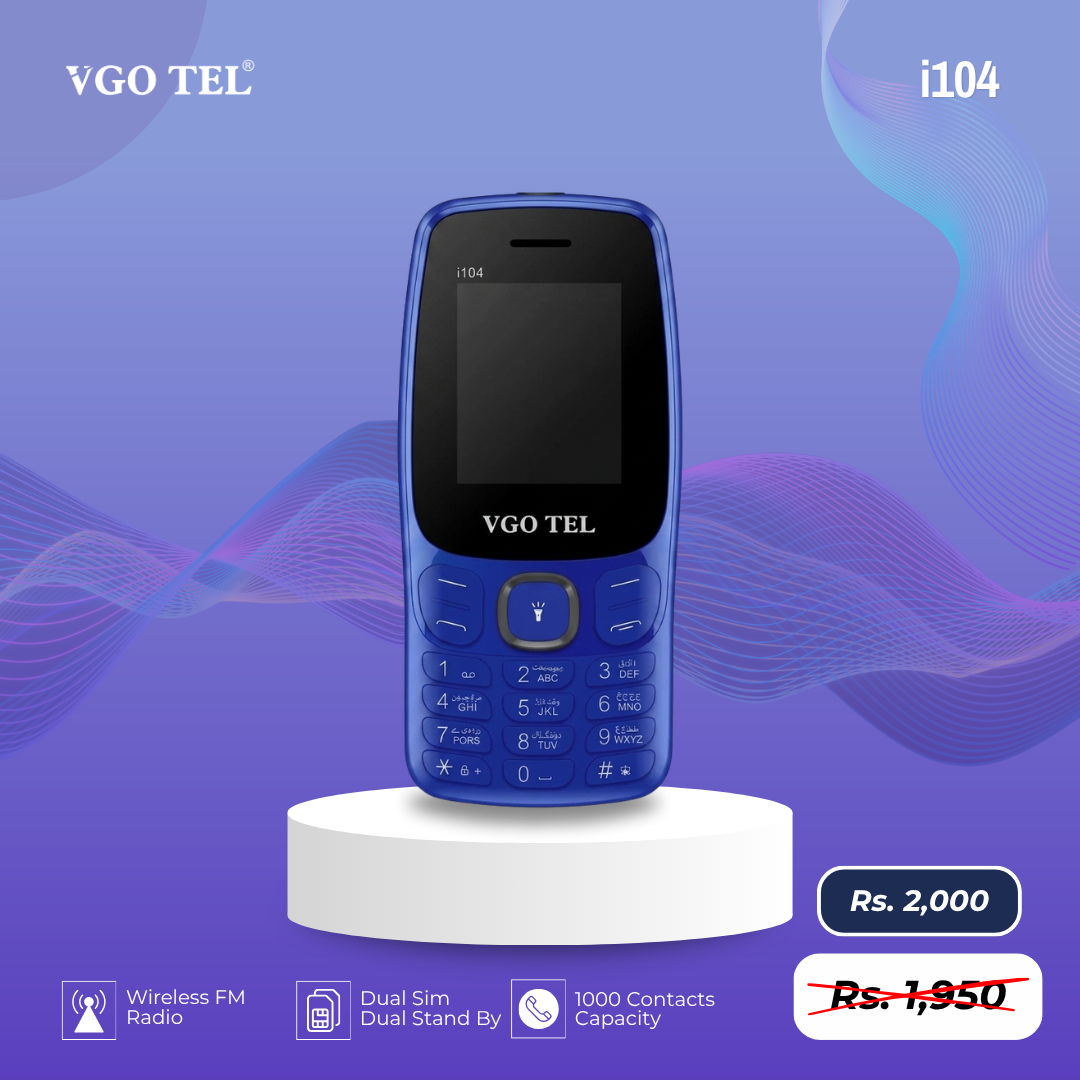 VGO TEL i104 PRICE INCREASE IN PAKISTAN – UPDATED PRICE 2026